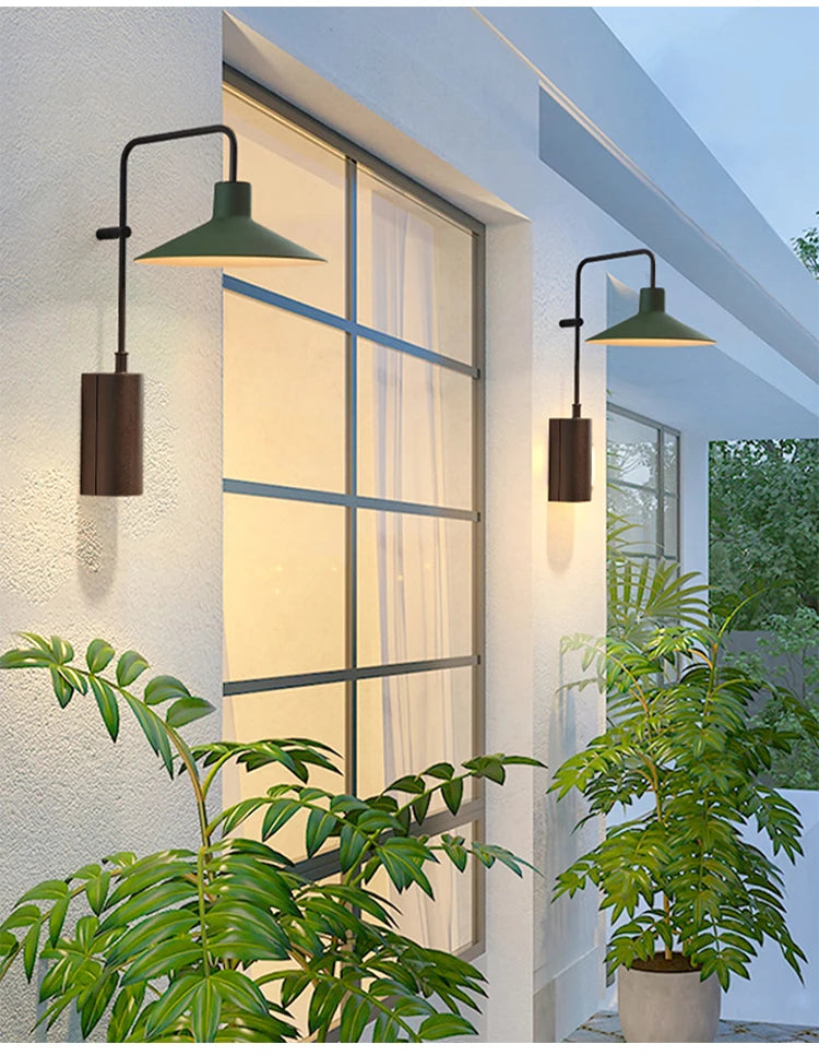 Aurelio Retro Outdoor Wall Lamp - wandlamp - in de kamer