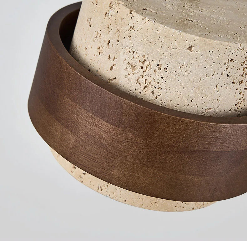 LumiStone Natuursteen LED Hanglamp - hanglampen - materiaaldetail