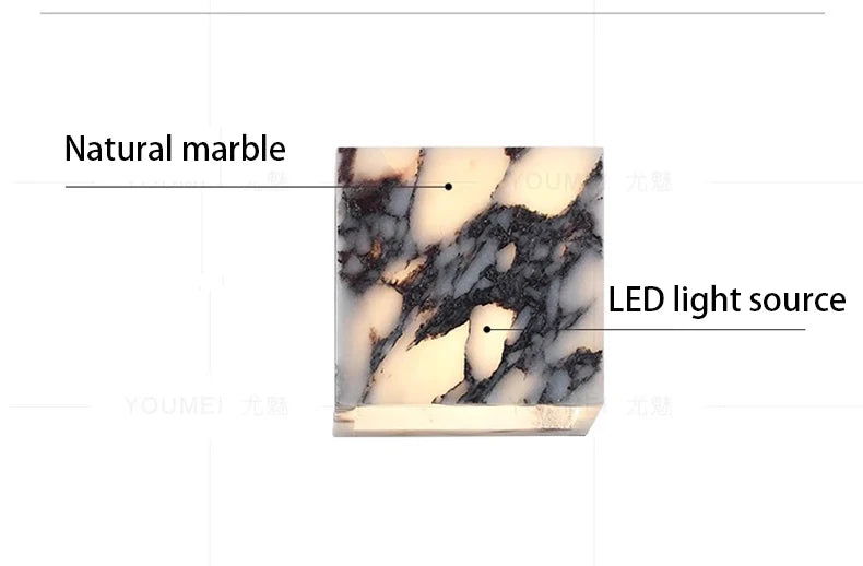 LUMARIS MarbleGlow LED Wandlamp