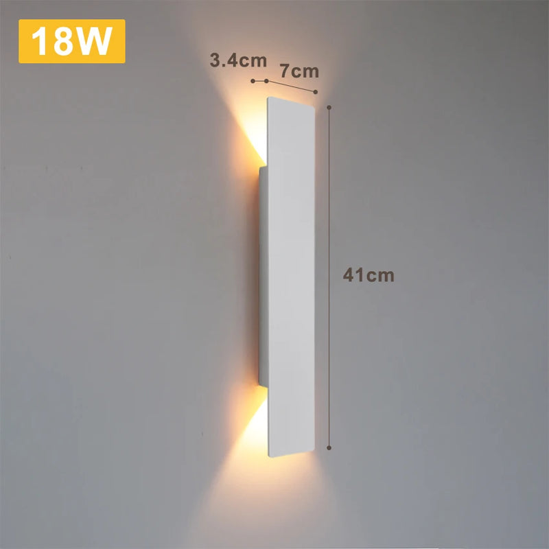 LumaShield Duo – LED Wandlamp Zwart & Wit