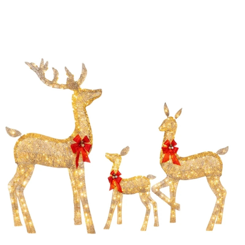 LumiGift 3-Delige Verlichte Cadeaudoos Set met LED