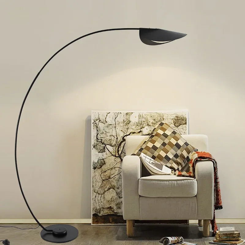 LumiArc Moderne Parabolische LED Vloerlamp - vloerlamp - gemonteerd