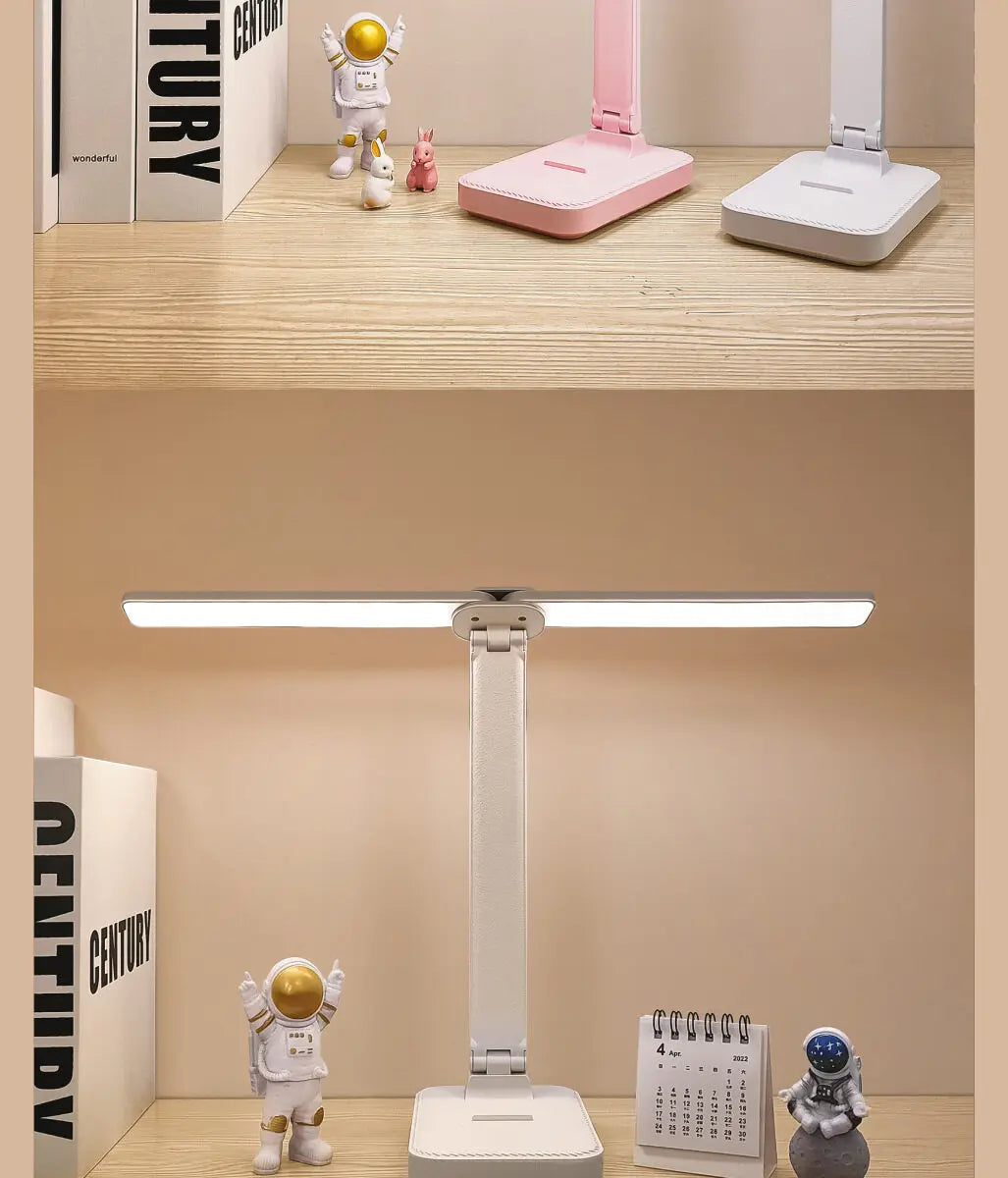 LumoFlex – Oplaadbare LED Bureaulamp met Touchbediening & Vouwbaar Design - tafellampen - materiaaldetail