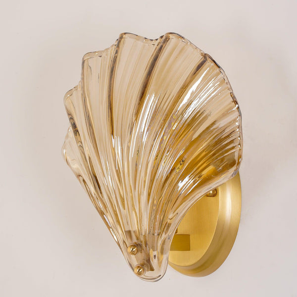 Wandlamp In De Vorm Van Een Schelp - wandlampen - gemonteerd