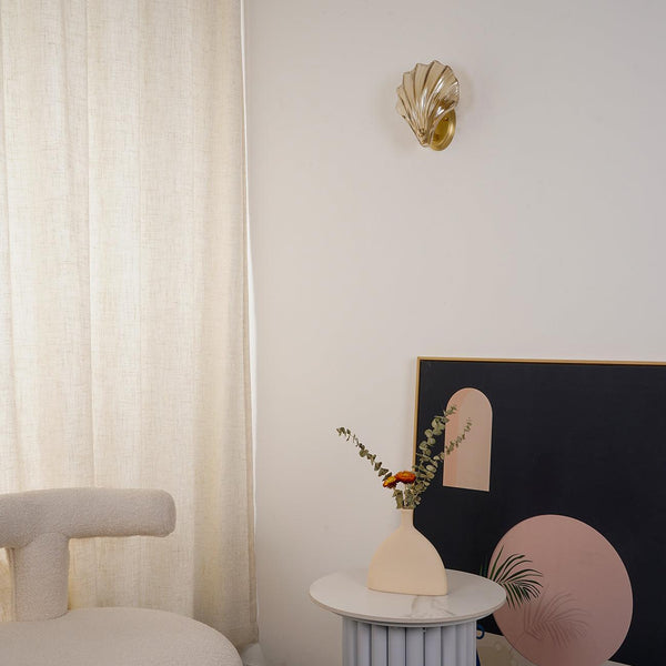 Wandlamp Shell - wandlampen - zijaanzicht