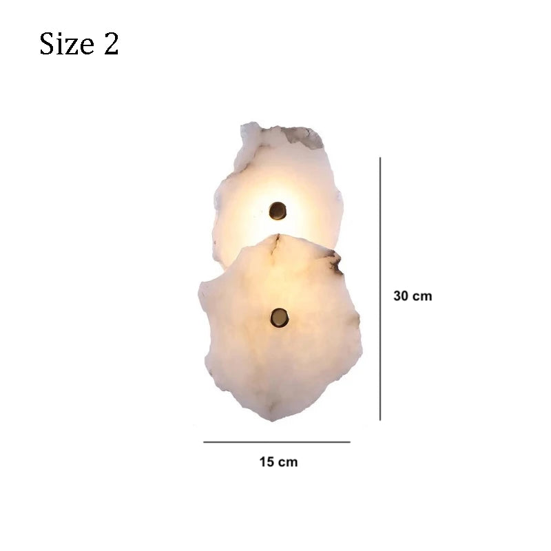 LUMARA Spaanse Alabaster Wandlamp