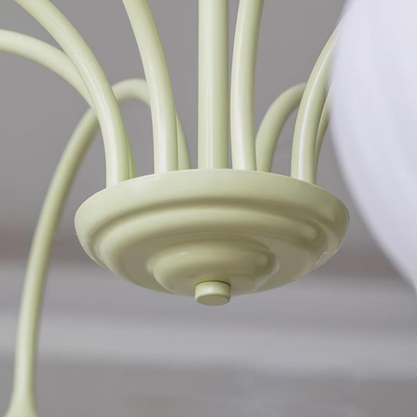 Tulp Matcha Kroonluchter - hanglampen - sfeerbeeld