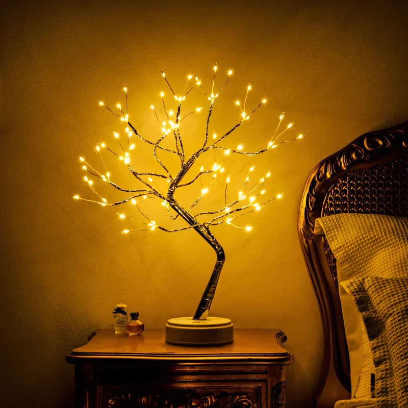 Twinlingtree - 108 LEDS - tafellampen - zijaanzicht