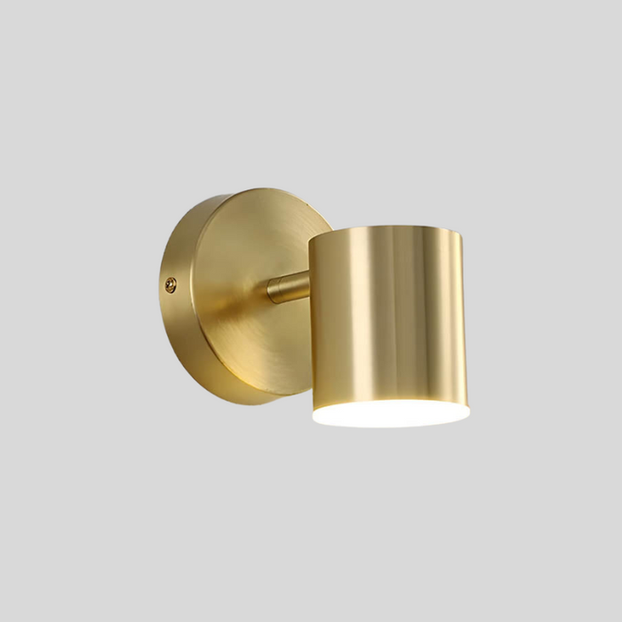 Scandinavische Koperen LED Wandlampen - wandlampen - close-up
