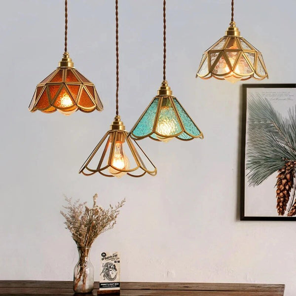 Klassieke Glas In Lood Hanglamp - hanglampen