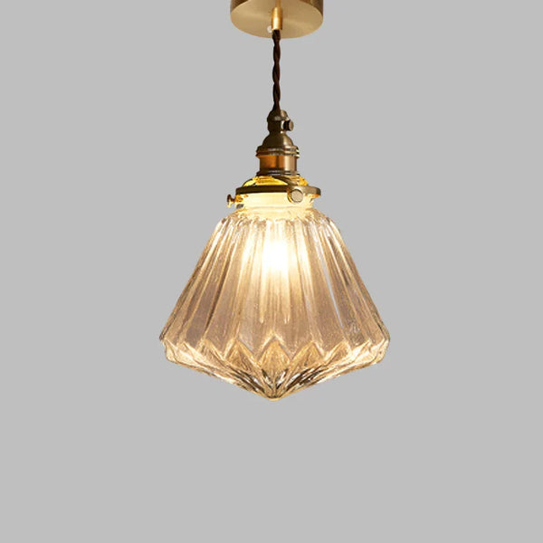 Scandinavische En Retro Kristallen Glazen Hanglamp - hanglampen