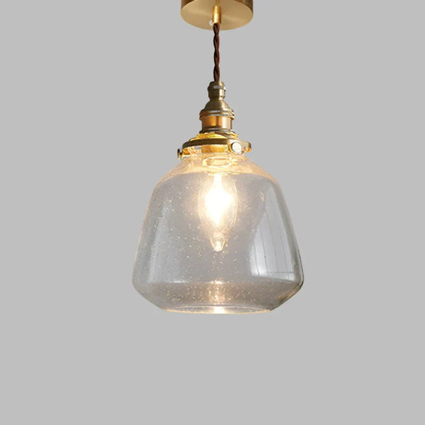 Scandinavische En Retro Kristallen Glazen Hanglamp - hanglampen - sfeerbeeld
