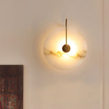 Rustgevende Alabaster LED Wandlamp