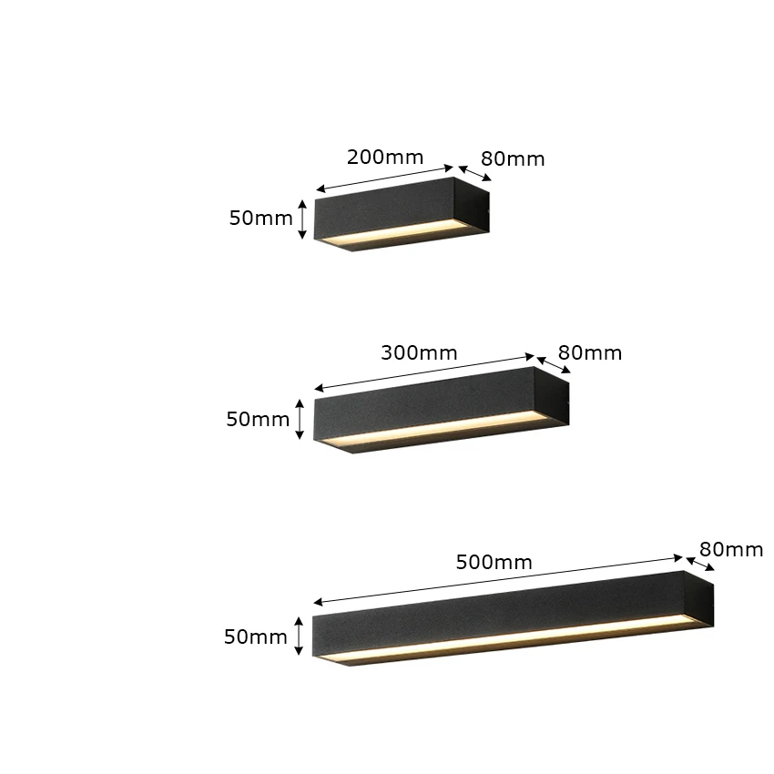 LumiStrip Pro – Waterdichte LED Buitenwandlamp - wandlamp - close-up