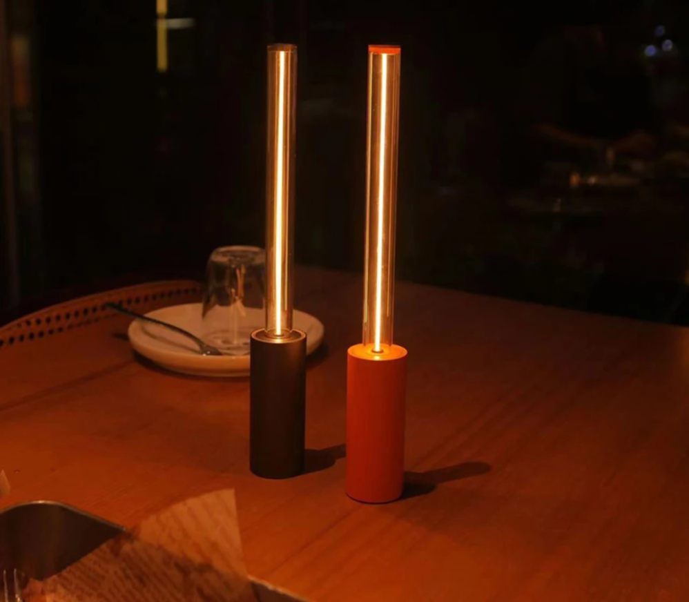 Modern Minimalistische Ademlicht Tafellamp – Draagbare Oplaadbare Touch Bedlamp & Nachtlampje - tafellampen - materiaaldetail
