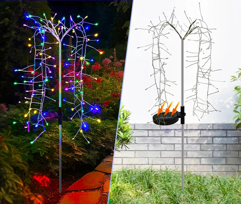 SolFire Solar LED kerstverlichting - buitenverlichting - close-up