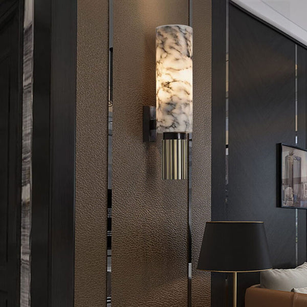 Luxe Marmeren Wandlamp Voor In Huis - wandlampen - in de kamer