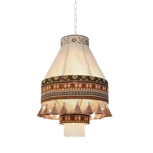 Geweven Bohemian Fringe Hanglamp