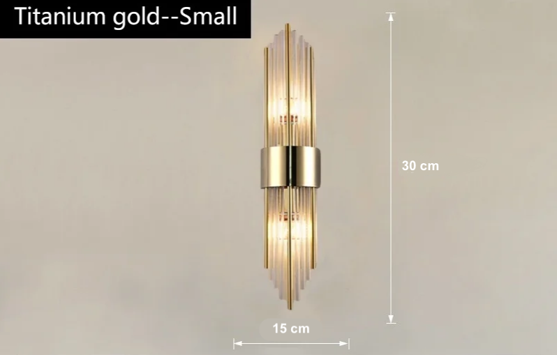 AuriLux Nordic Kristallen Wandlamp