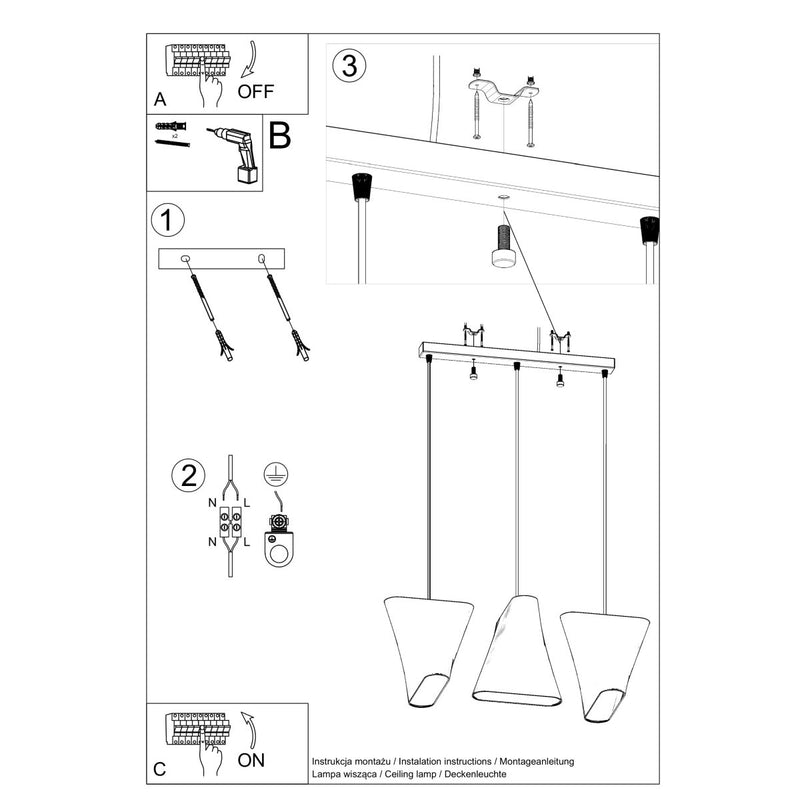 Lightinup SRL - Blum Zwart Kroonluchter