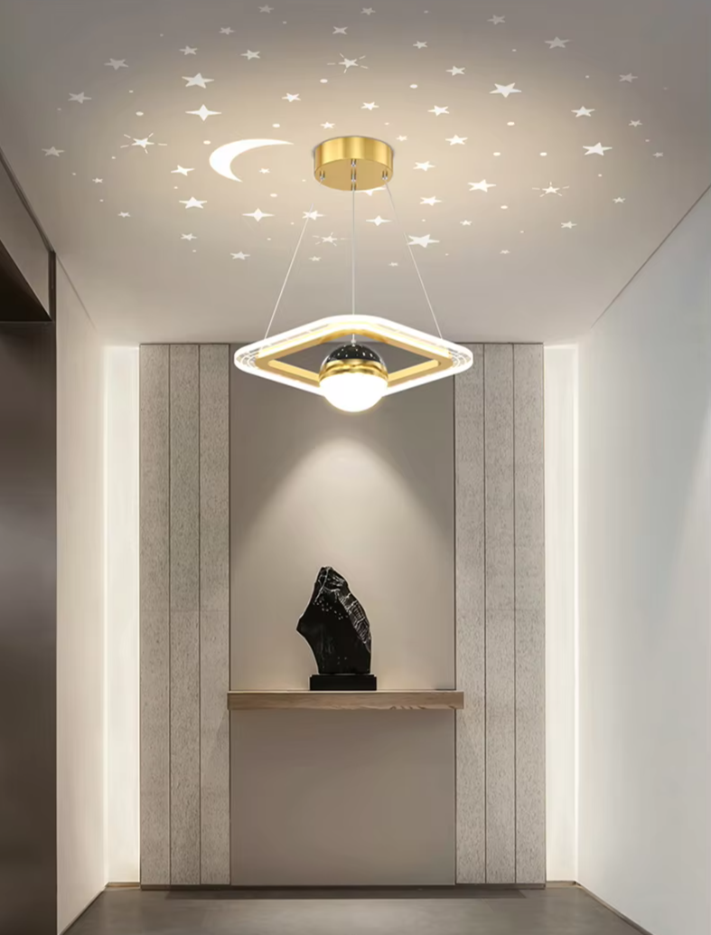 LunaNova LED Plafondlamp met Sterrenprojectie - hanglampen - verlicht