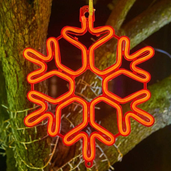 Kerstmis Led Waterdicht Sneeuwvlok Licht - buitenverlichting - gemonteerd