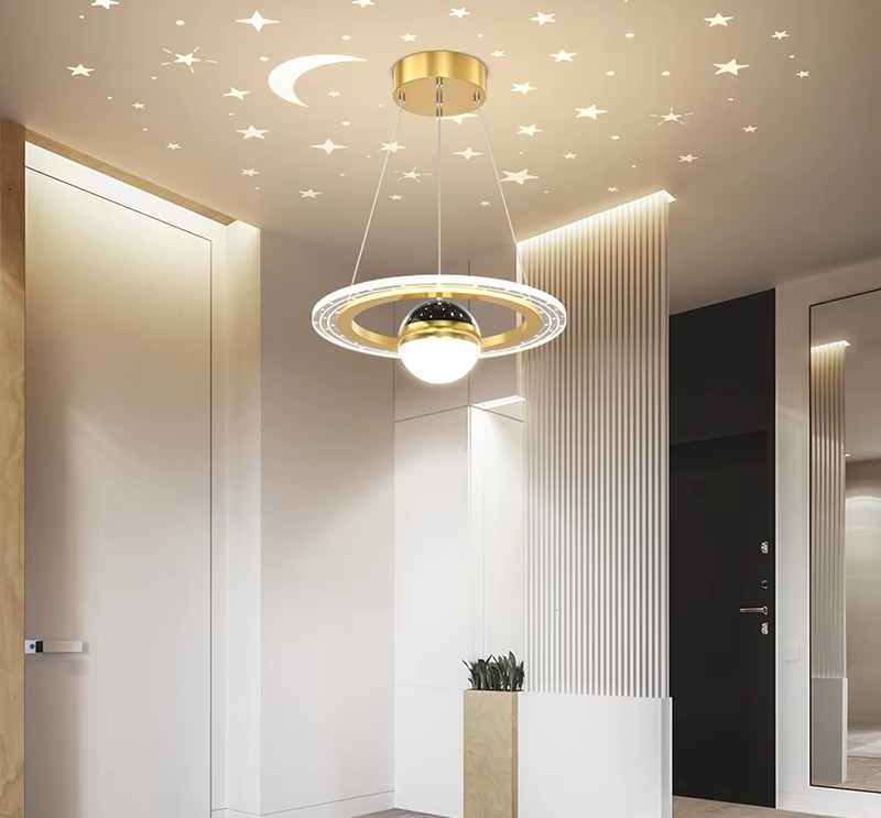 LunaNova LED Plafondlamp met Sterrenprojectie - hanglampen - in de kamer
