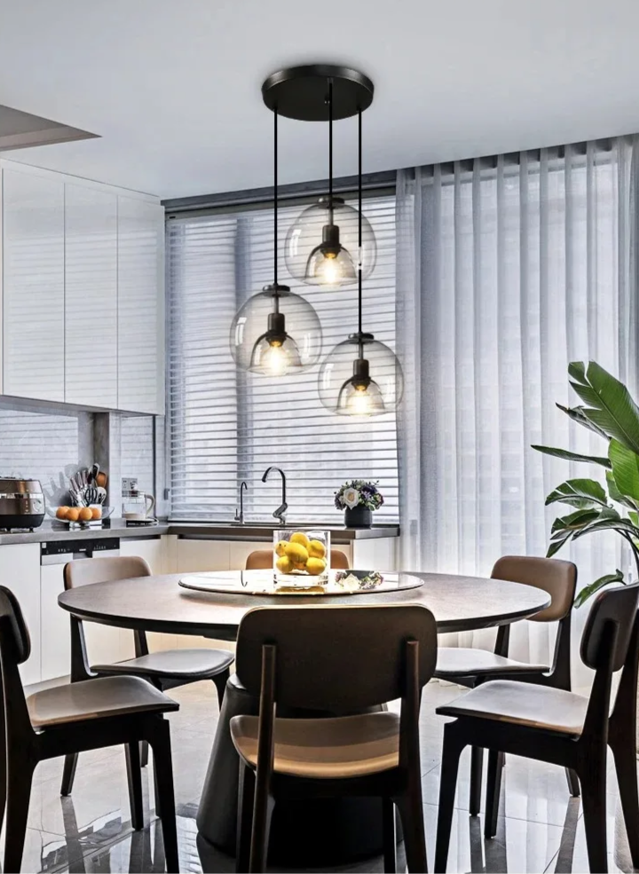 Aurora Glass Pendant Light - hanglampen - close-up