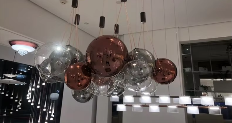 Luxe Glazen Bol Hanglamp - hanglampen - afmetingen