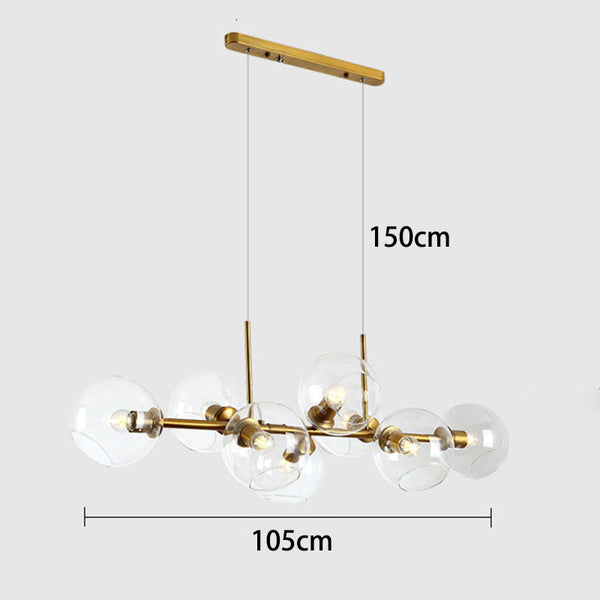 Moderne Minimalistische Kroonluchter Eettafel - hanglampen - afmetingen