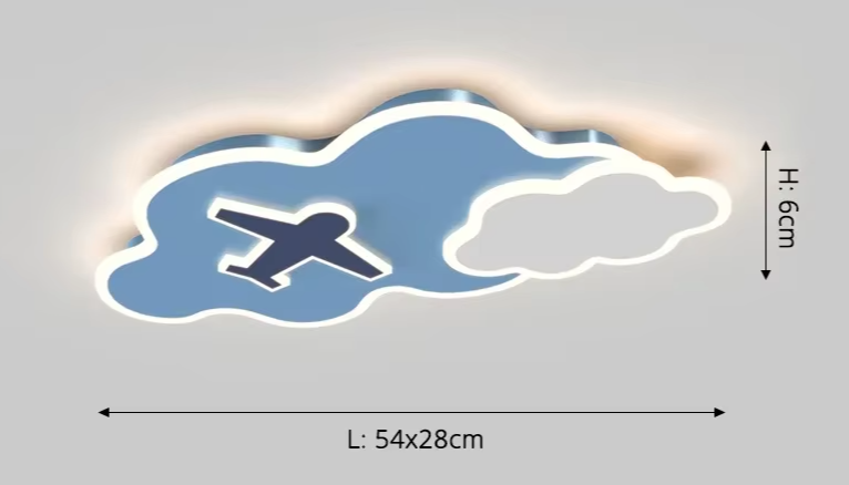 Nordic Astronaut Cloud LED Hanglamp - plafondlamp