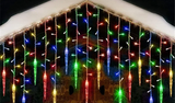 LumaSneeuw 4M LED Sneeuwvlok Gordijnverlichting – Kerst IJspegel Sfeerverlichting