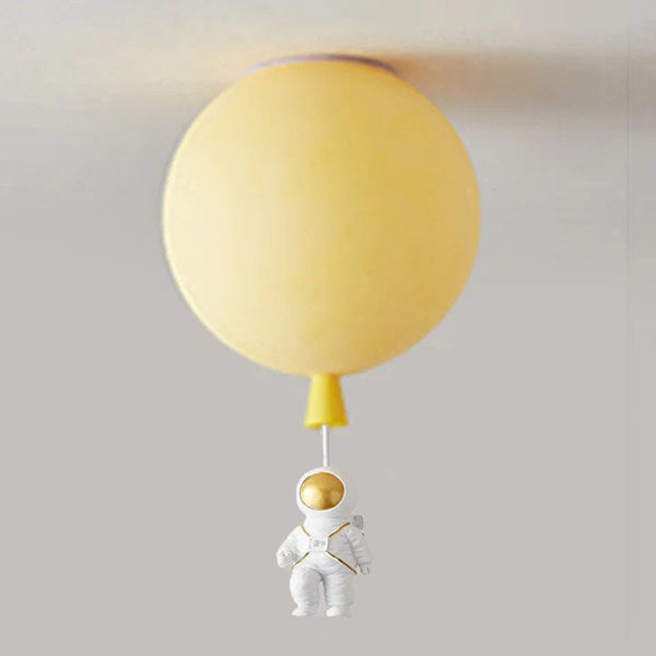 Moderne Maan/Astronauten Led Plafondlamp - hanglampen - close-up