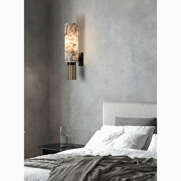 Luxe Marmeren Wandlamp Voor In Huis - wandlampen - close-up