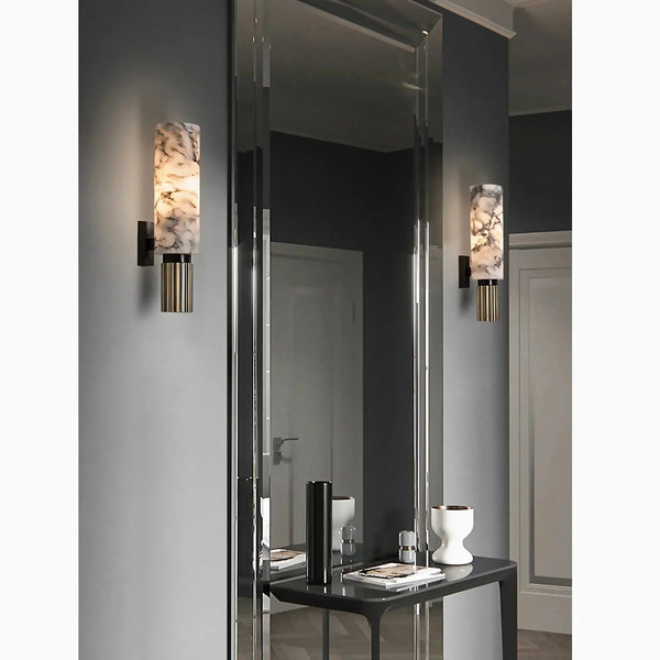 Luxe Marmeren Wandlamp Voor In Huis - wandlampen - gemonteerd