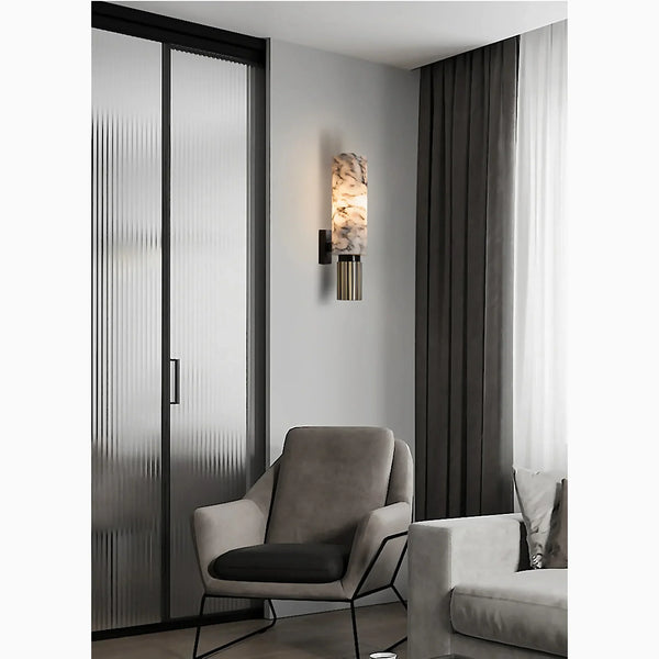 Luxe Marmeren Wandlamp Voor In Huis - wandlampen - verlicht