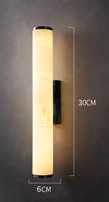 Auralis Lux – Minimalistische Wandlamp van Koper & Marmer