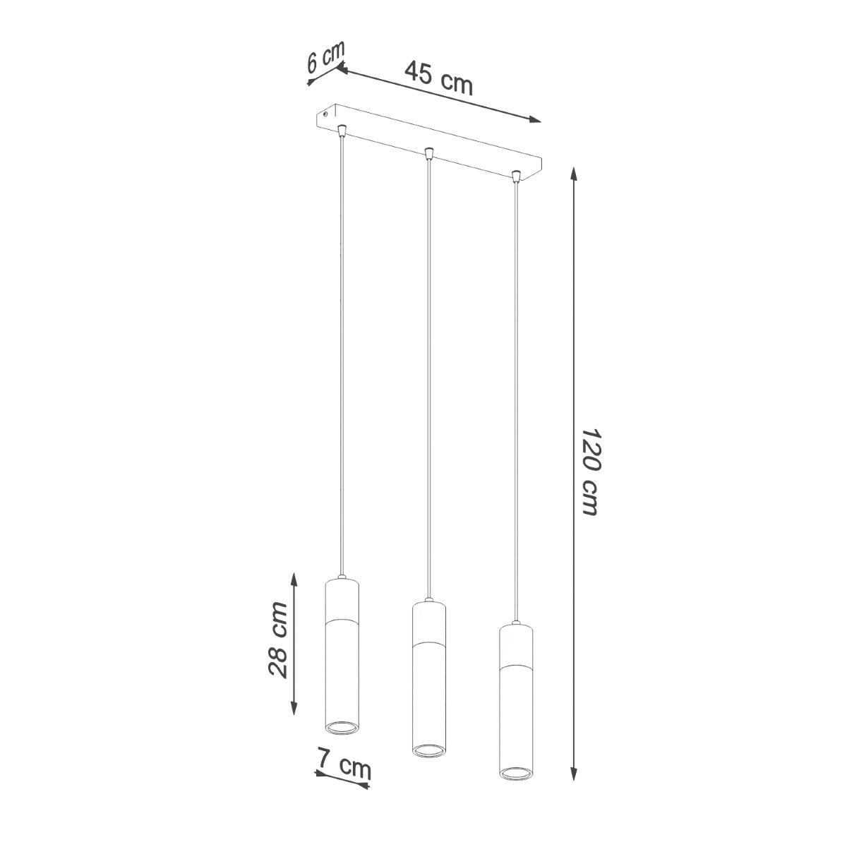 Lightinup SRL - Zane Hanglamp Grijs - hanglampen - zijaanzicht