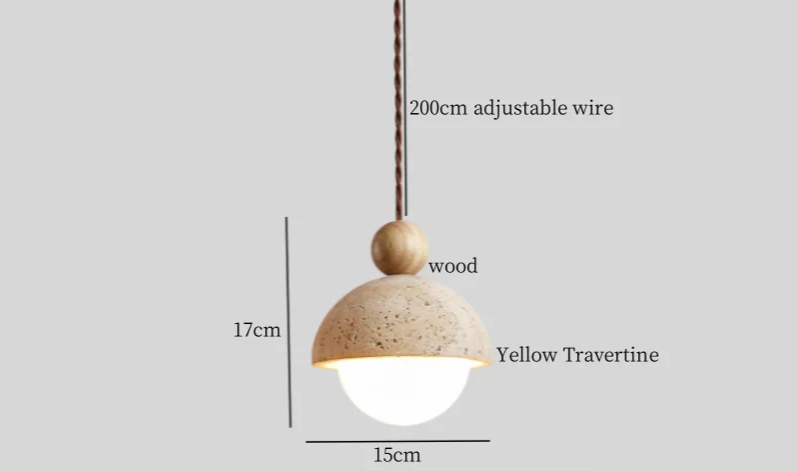 ZenAura Japanse Wabi-Sabi LED Hanglamp