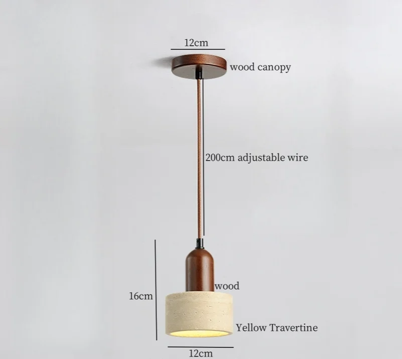 ZenAura Japanse Wabi-Sabi LED Hanglamp - hanglampen - detail