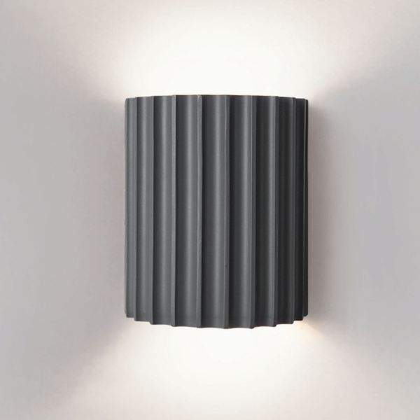 Moderne Halfronde Wandlamp Van Hars Voor De Woonkamer - wandlampen - gemonteerd