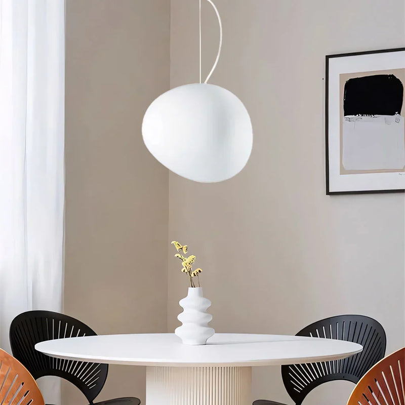 Witte Kiezel Hanglamp - hanglampen