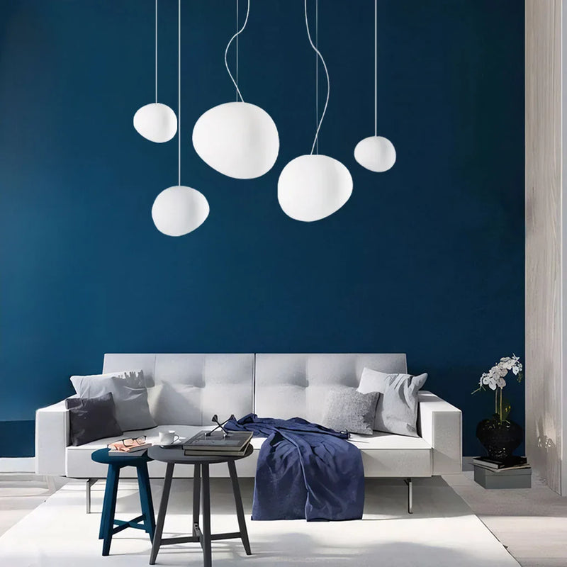 Witte Kiezel Hanglamp - hanglampen - afmetingen