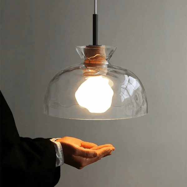 Minimalistische Art Ripple Glazen Hanglamp - hanglampen
