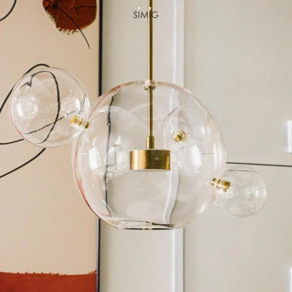 Modere Functionele Bolle Hanglamp - hanglampen - zijaanzicht