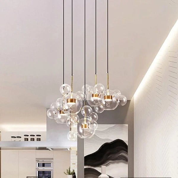 Modere Functionele Bolle Hanglamp - hanglampen - sfeerbeeld