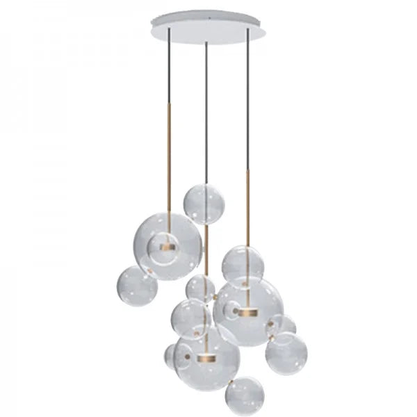 Modere Functionele Bolle Hanglamp - hanglampen - zijaanzicht