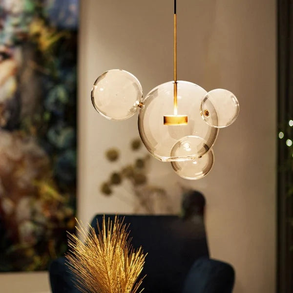 Modere Functionele Bolle Hanglamp - hanglampen - close-up