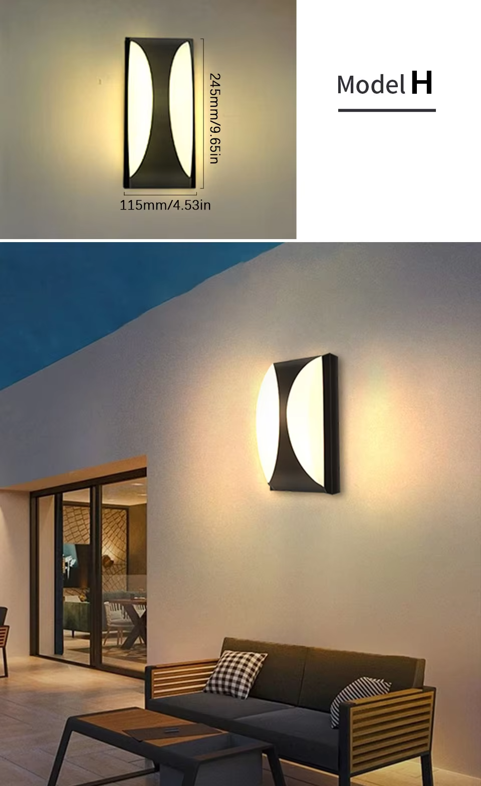 SENSOLUX Radar Sensor LED Wandlamp - wandlamp - in de kamer