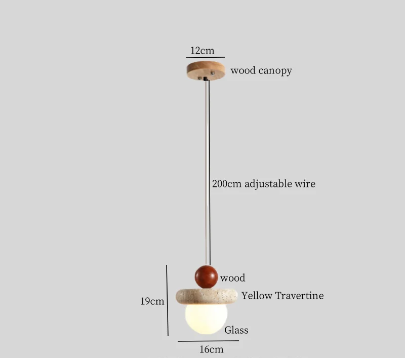 ZenAura Japanse Wabi-Sabi LED Hanglamp